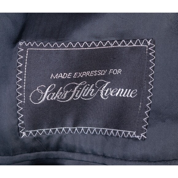 MANI Vintage Sport Coat Jacket Blazer Men Size 42R Textured Two Button WOOL - Picture 13 of 16